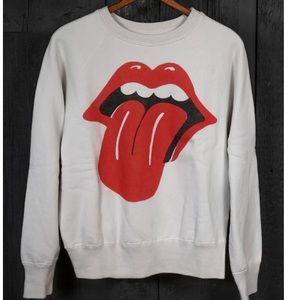madeworn rolling stones sweatshirt